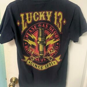 Lucky Brand Black Graphic Tee